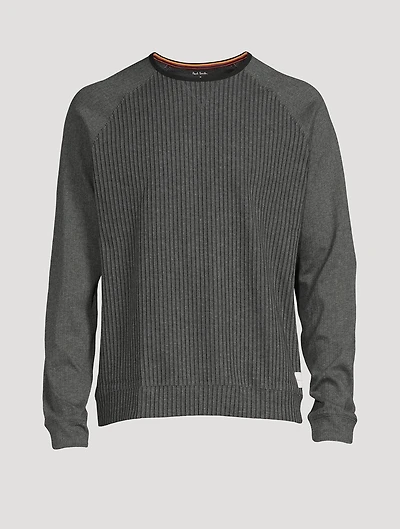 Ribbed Long-Sleeve T-Shirt