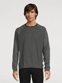 Ribbed Long-Sleeve T-Shirt