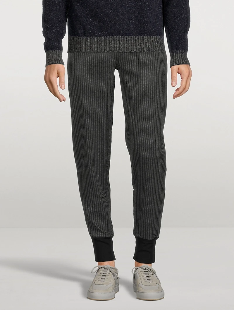 Ribbed Knit Lounge Pants