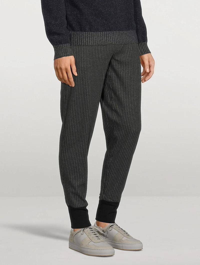Ribbed Knit Lounge Pants