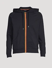 Jersey Cotton Zip Hoodie