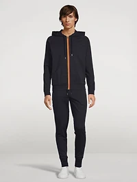 Jersey Cotton Zip Hoodie