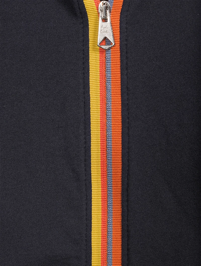 Jersey Cotton Zip Hoodie