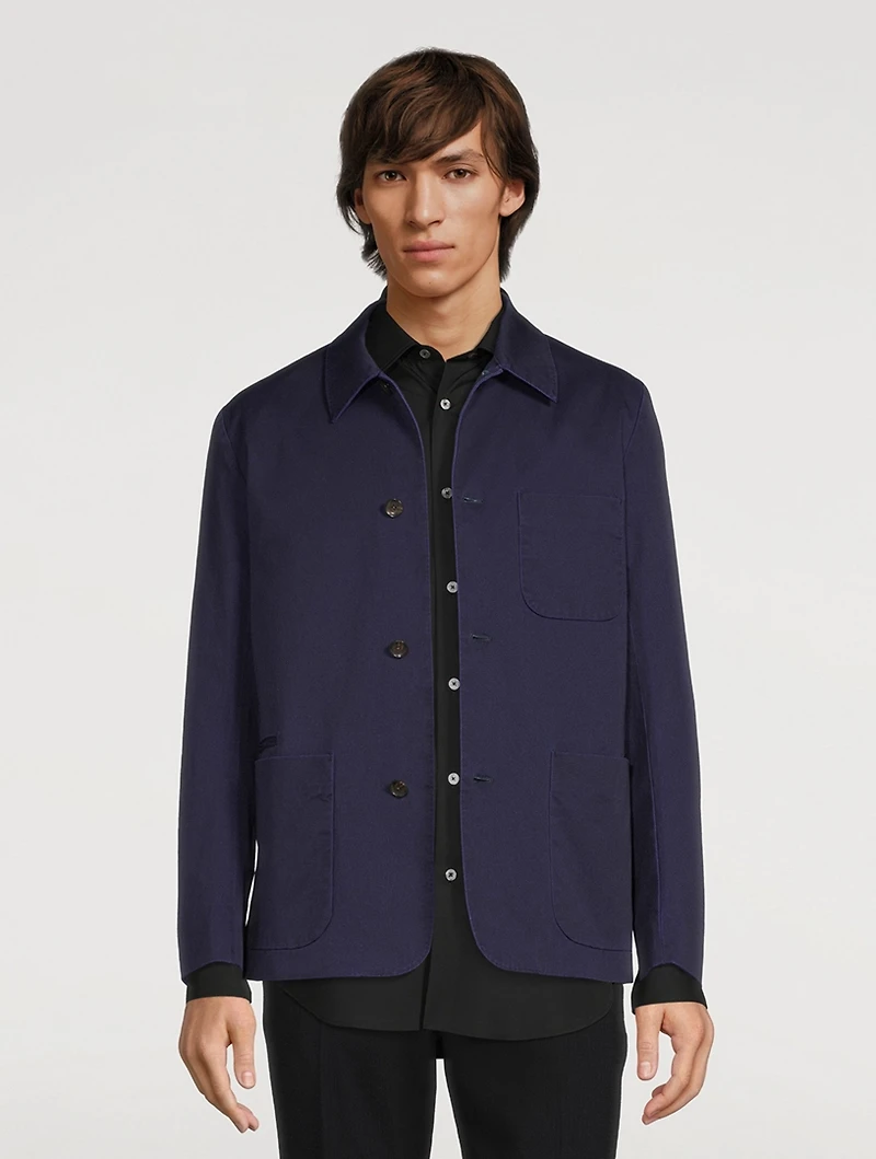 Compact Cotton Work Jacket