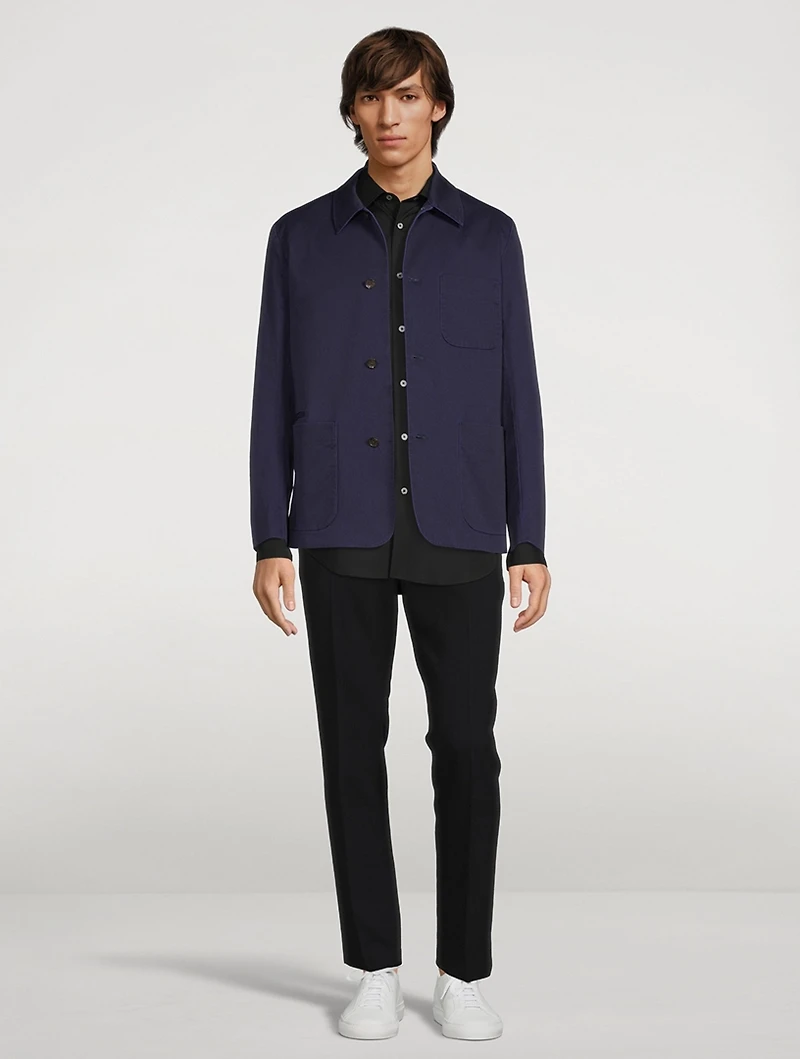 Compact Cotton Work Jacket
