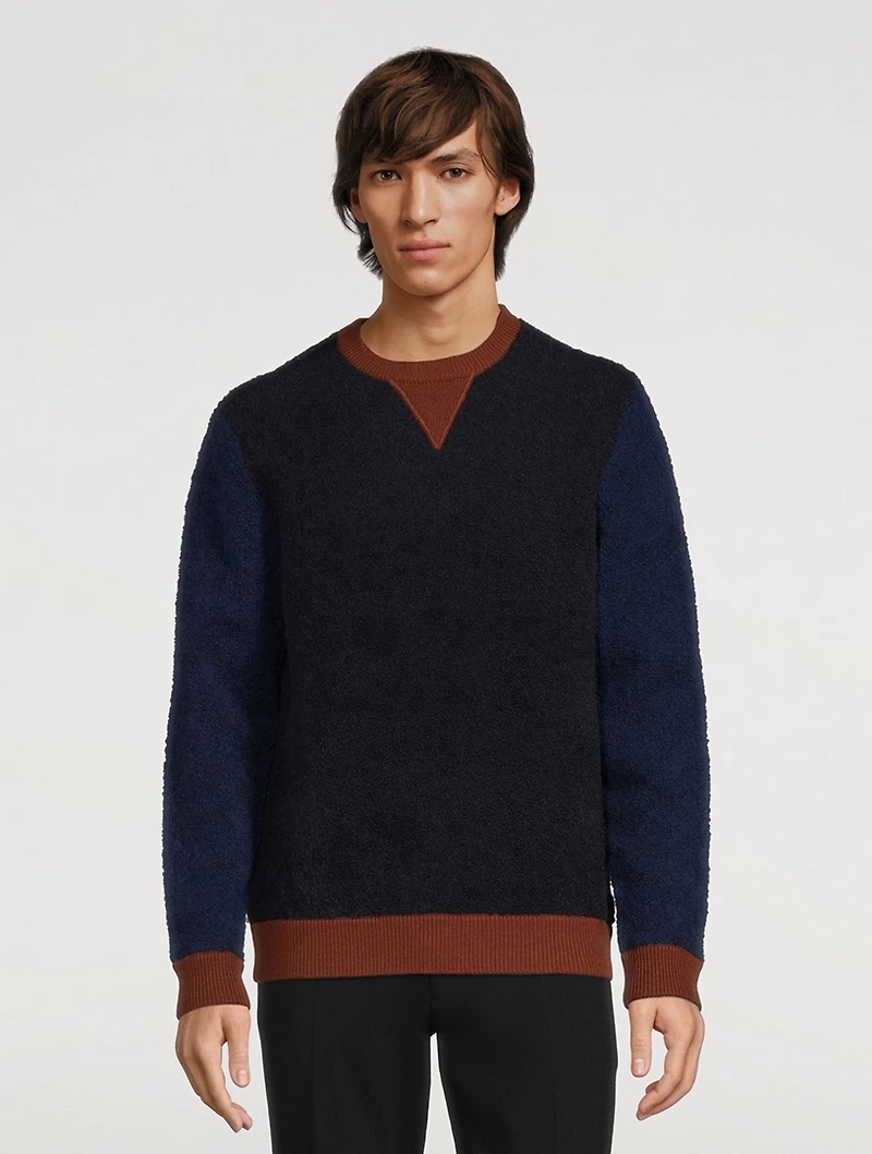 Boucle Wool-Blend Sweater