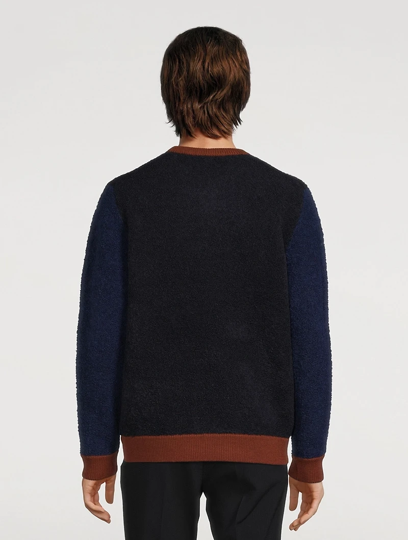 Boucle Wool-Blend Sweater