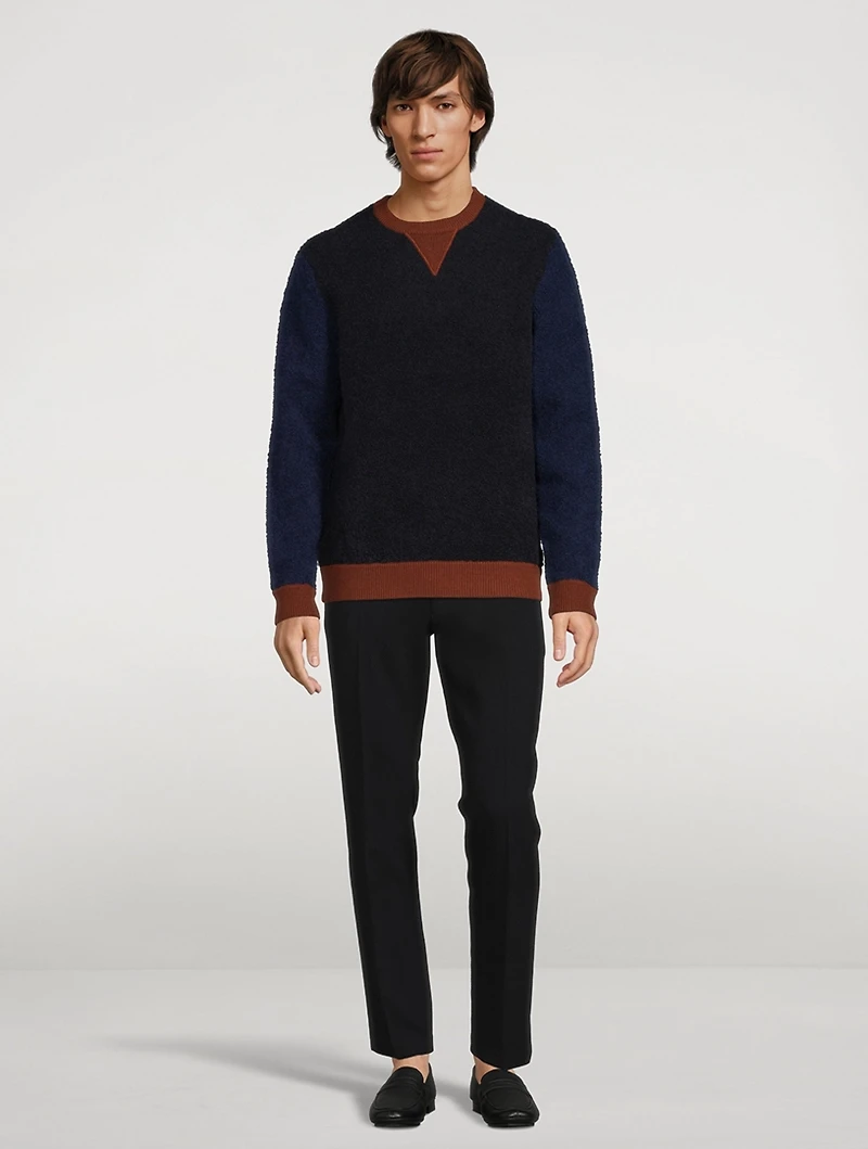 Boucle Wool-Blend Sweater