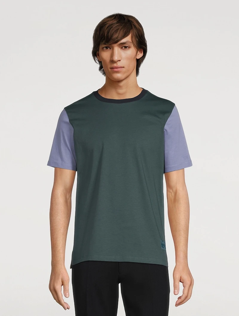 Cotton Colourblock T-Shirt
