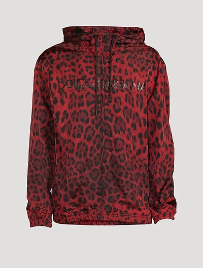 Nylon Zip Jacket With Hood