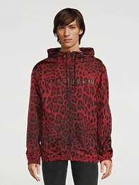 Nylon Zip Jacket With Hood