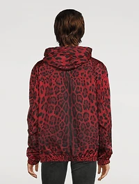 Nylon Zip Jacket With Hood