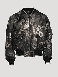 Jacquard Bomber Jacket
