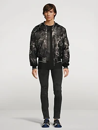 Jacquard Bomber Jacket
