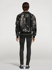 Jacquard Bomber Jacket