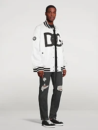 Satin Jacket With DG Embroidery