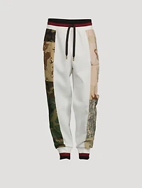 Jogger Pants With Camo Trim