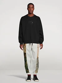 Jogger Pants With Camo Trim