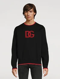 Jacquard Logo Sweater