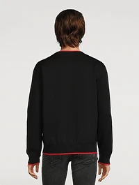 Jacquard Logo Sweater