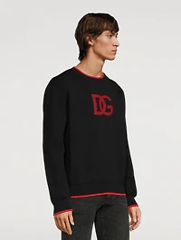 Jacquard Logo Sweater