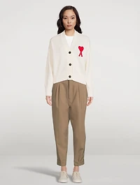 Tapered Wool Trousers