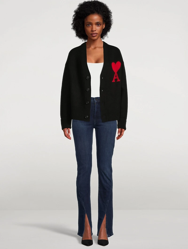 Ami De Cœur Wool Cardigan