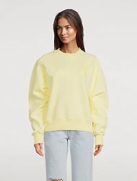 Tonal Ami De Cœur Cotton Sweatshirt