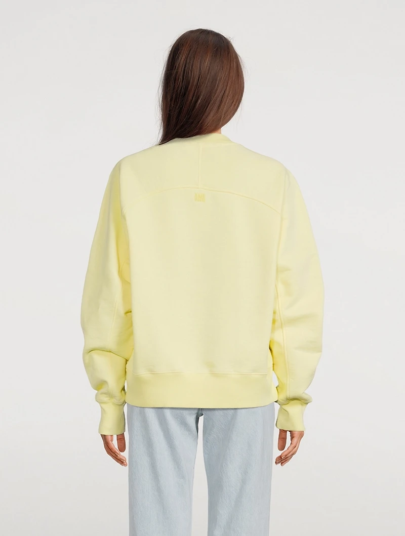 Tonal Ami De Cœur Cotton Sweatshirt