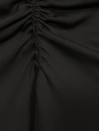 Ruched Multi Panel T-Shirt Dress