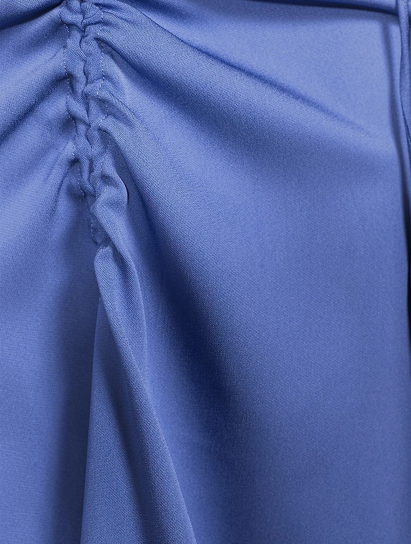 Ruched Maxi Skirt