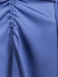 Ruched Maxi Skirt