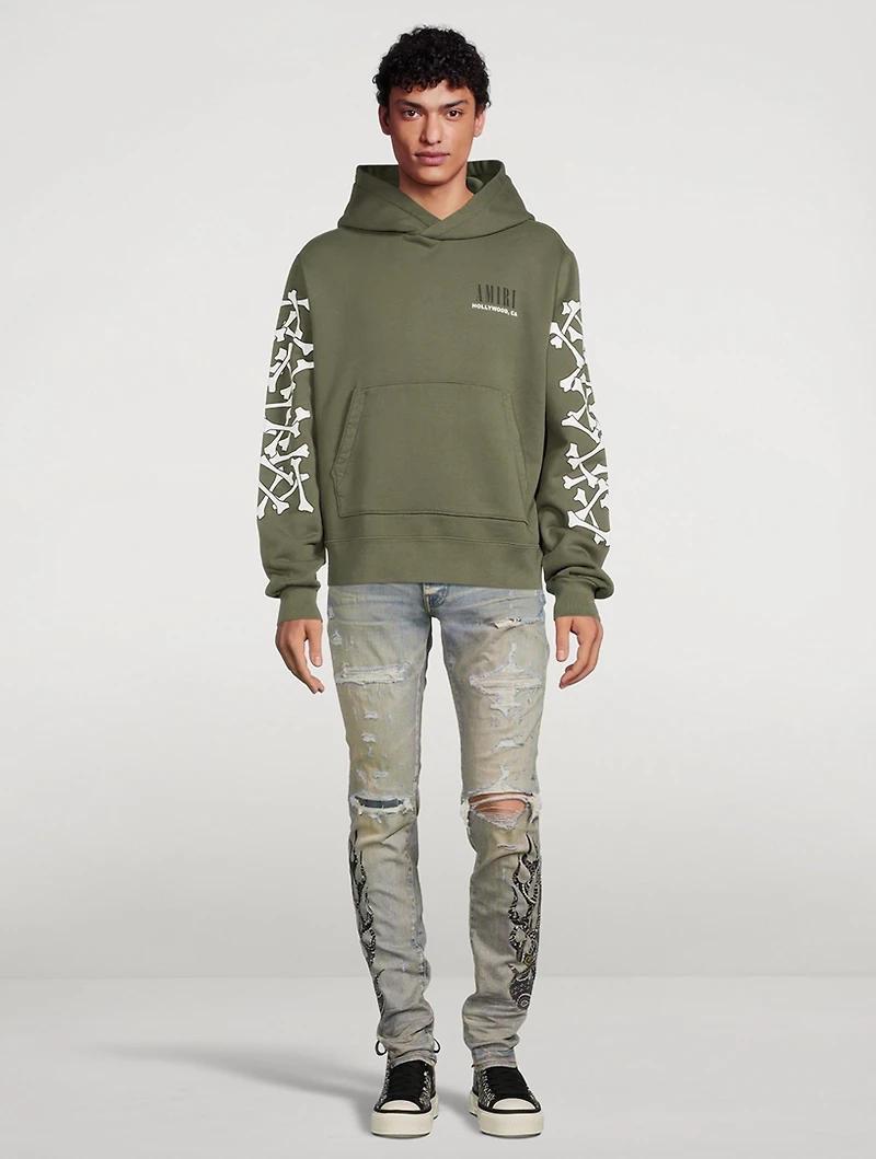 Bandana Flame Skinny Jeans