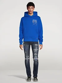 Paint Drip Logo Cotton Hoodie