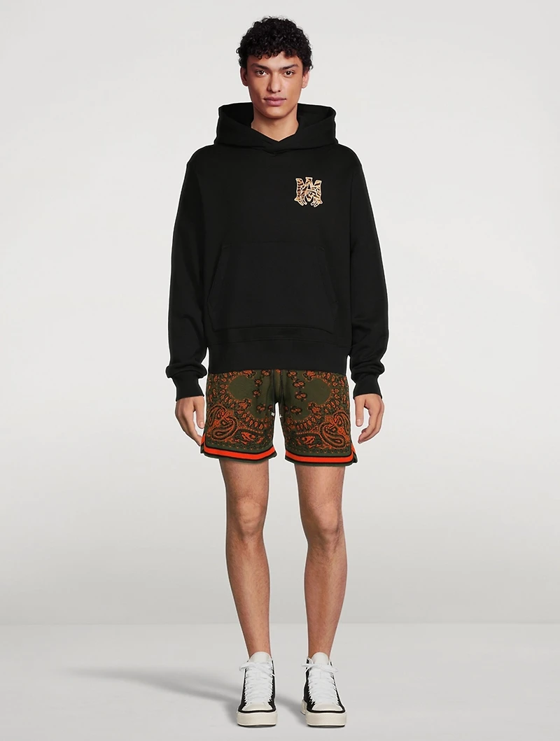 Cotton And Cashmere Bandana Shorts
