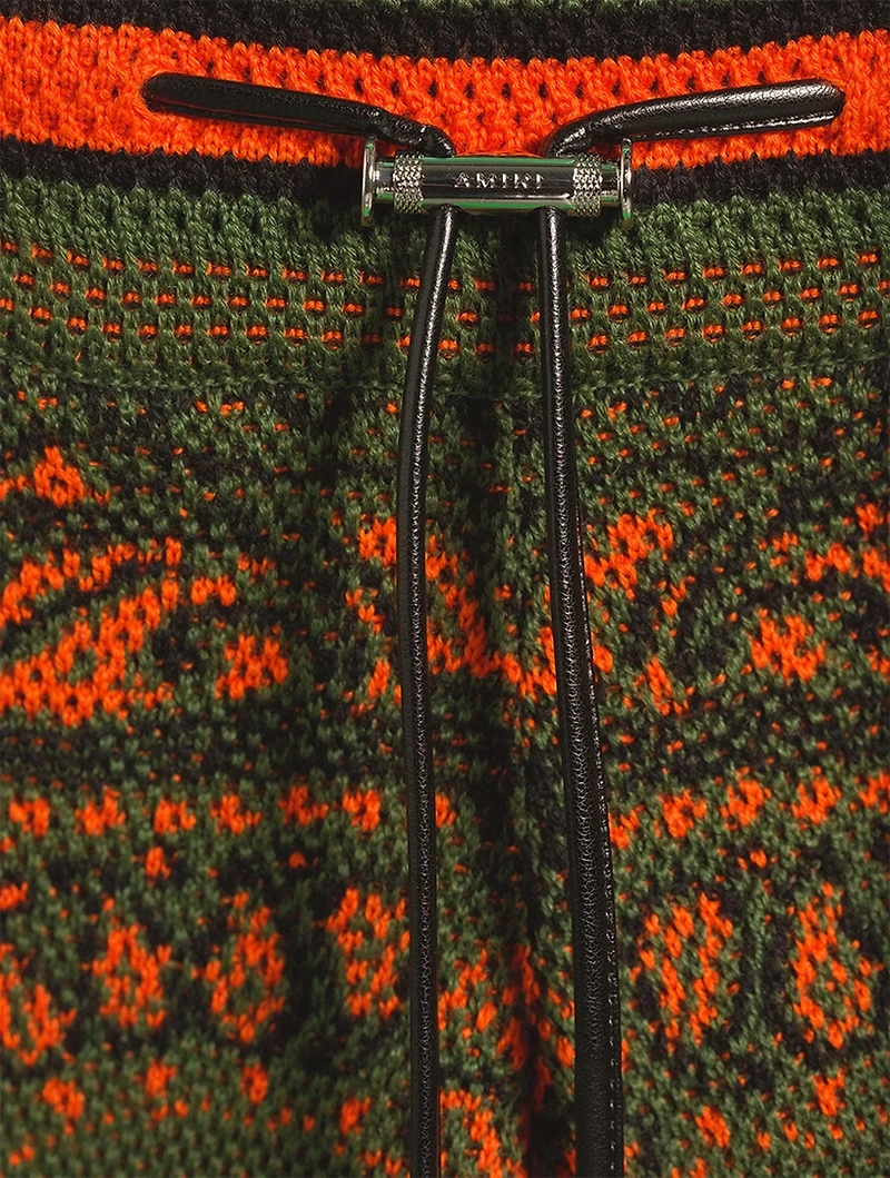 Cotton And Cashmere Bandana Shorts