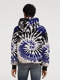 Tie Dye Polar Fleece Hoodie