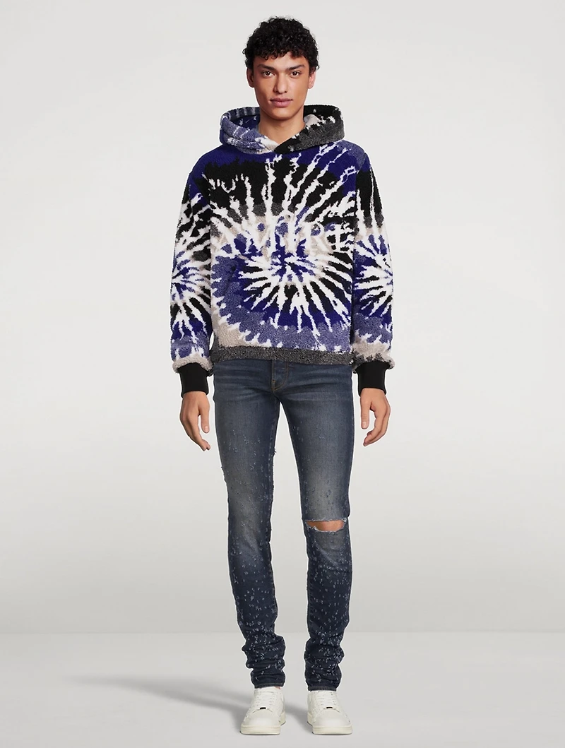 Tie Dye Polar Fleece Hoodie