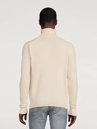 Cashmere Funnel-Neck Sweater