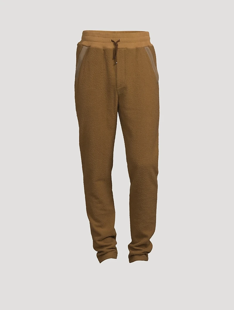 Wool-Blend Track Pants