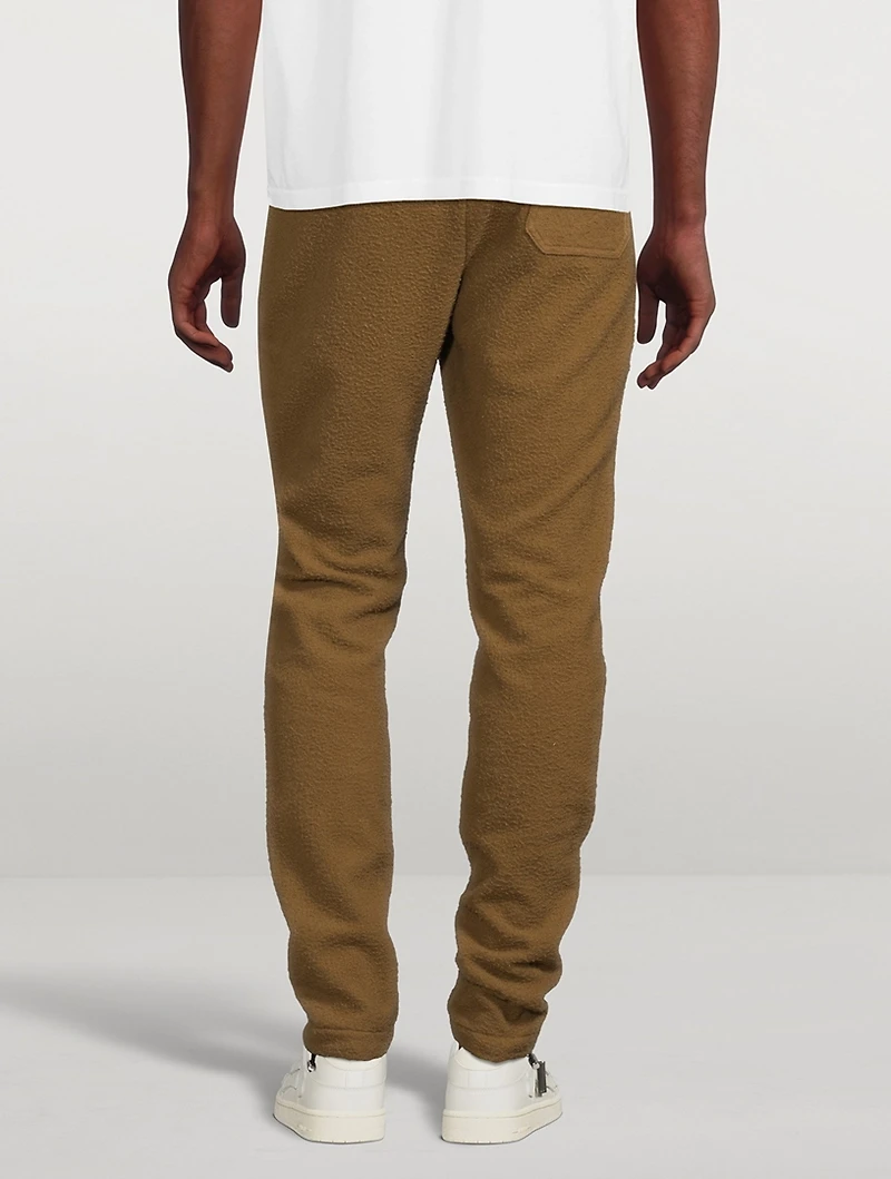 Wool-Blend Track Pants