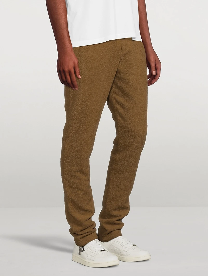 Wool-Blend Track Pants