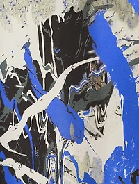 Silk Bowling Shirt Paint Splatter Print