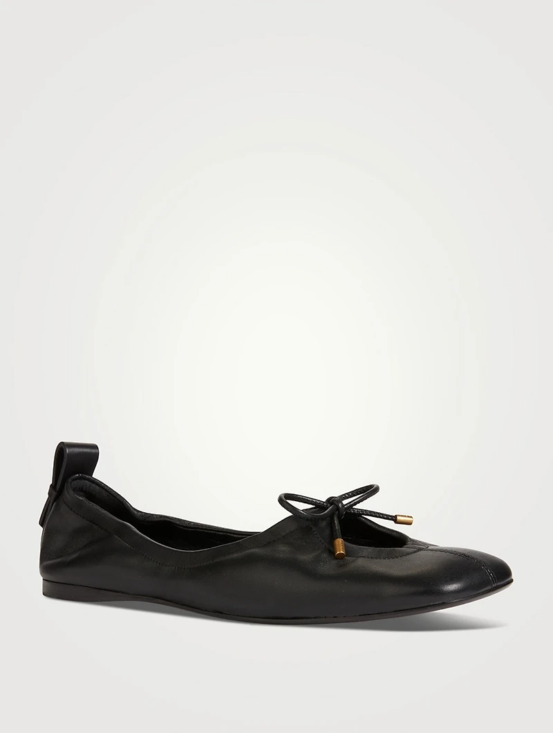 Le Sunset Leather Ballet Slippers