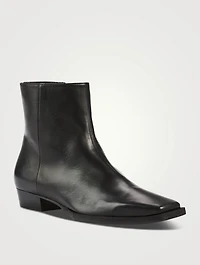 Le Maddox Leather Ankle Boots