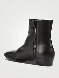 Le Maddox Leather Ankle Boots