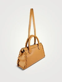 Large Edith Leather Satchel