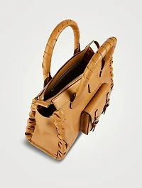 Large Edith Leather Satchel