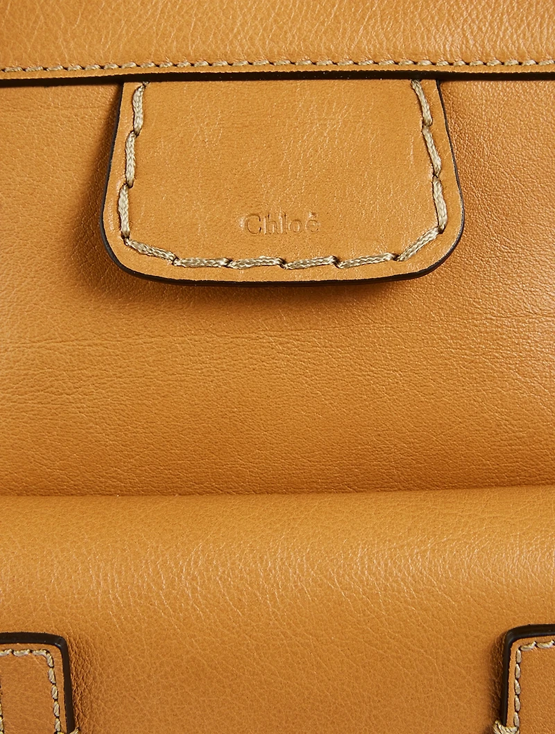 Large Edith Leather Satchel