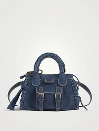 Mini Edith Suede Satchel